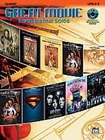 Great Movie Instrumental Solos Clarinet Book