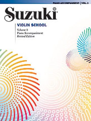Suzuki Violin School Piano Acc., Volume 3 (International)