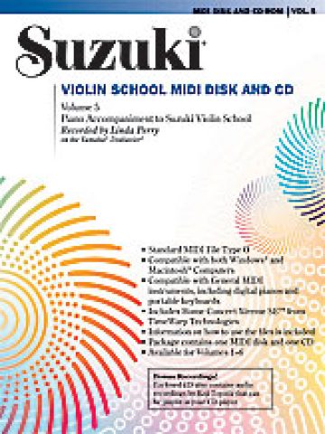 Suzuki Violin School MIDI Disk Acc./CD-ROM, Volume 5