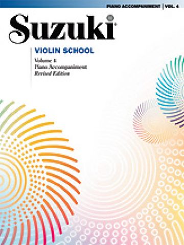 Suzuki Violin School Piano Acc., Volume 4 (Revised)