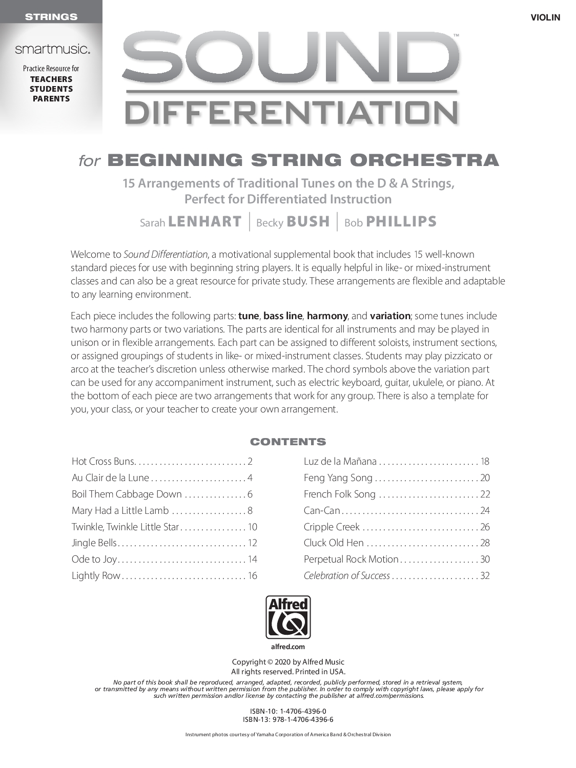 Sound Differentiation for Beginning String Orchestra - Sheet Music ...