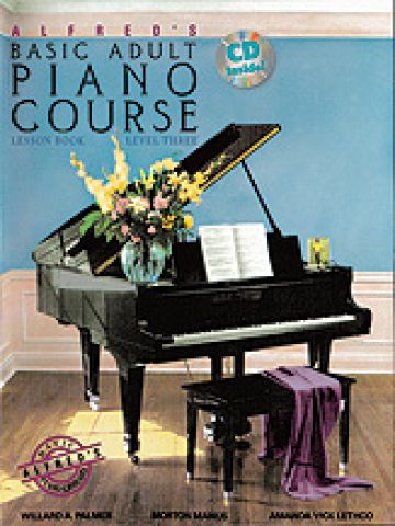 Alfred's Basic Adult Piano Course: Lesson Book 3 with Online Audio