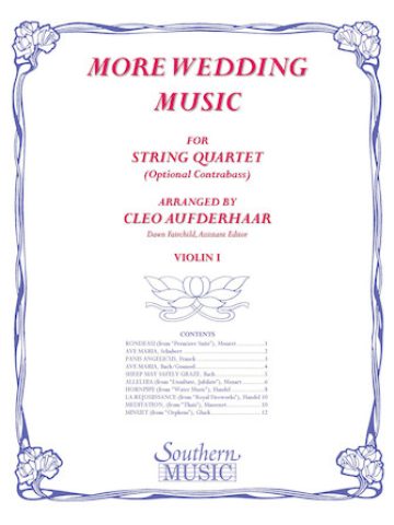 More Wedding Music for String Quartet Violin 1 Part