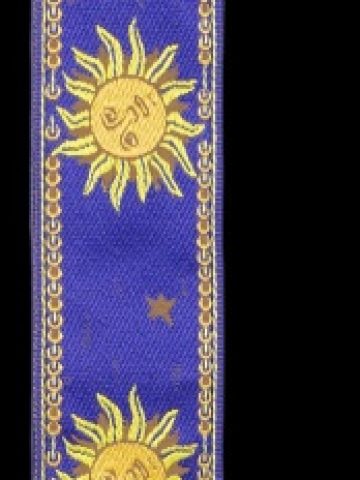 Guitar Strap - Jackquard Sun Blue