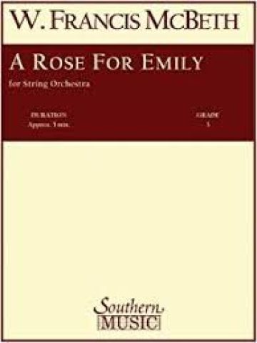 A Rose for Emily Conductor Score for String Orchestra