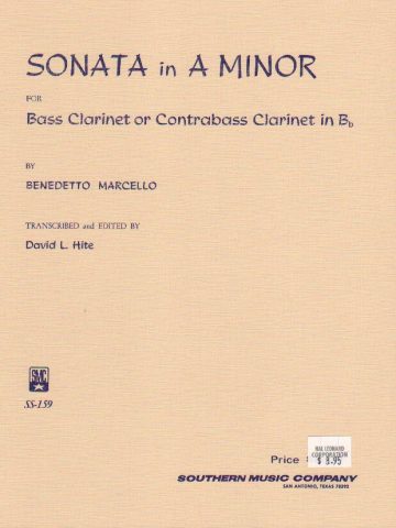 Sonata in A Minor for Bass Clarinet