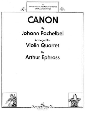 Pachelbel: Canon - Violin Quartet