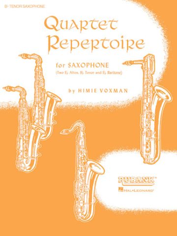 Quartet Repertoire for Saxophone - Full Score