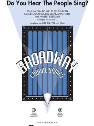 Do You Hear the People Sing? (from "Les Miserables", with piano) for SATB Voices