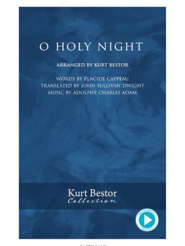 O Holy Night - SSAATTBB - Violins, Piano Four Hands - Bestor (Choral Score)
