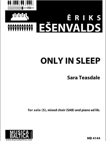 Only in Sleep (Mixed Choir, SAB)