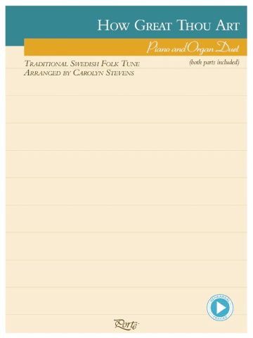 How Great Thou Art - Piano and Organ Duet