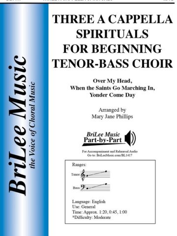 Three A Cappella Spirituals for Beginning Tenor-Bass Choir