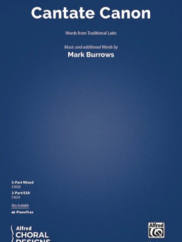 Cantate Canon: 3-Part Mixed Choral Octavo