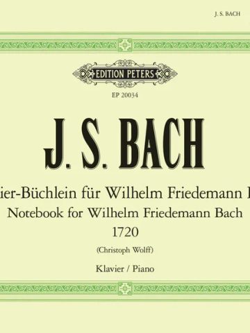 Notebook for Wilhelm Friedemann Bach: Piano Book