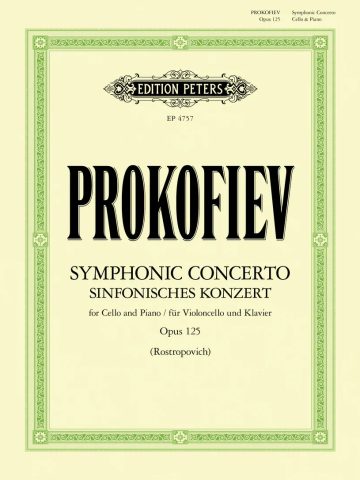Prokofiev's Symphonic Concerto for Cello and Piano Op. 125: Cello & Piano Duet