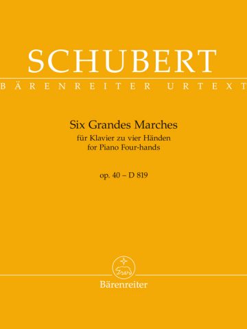 Six Grandes Marches for Piano Four-hands op. 40 D 819