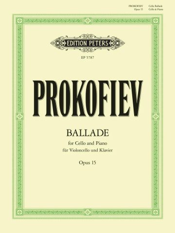 Ballade for Cello and Piano Op. 15: Cello & Piano Duet