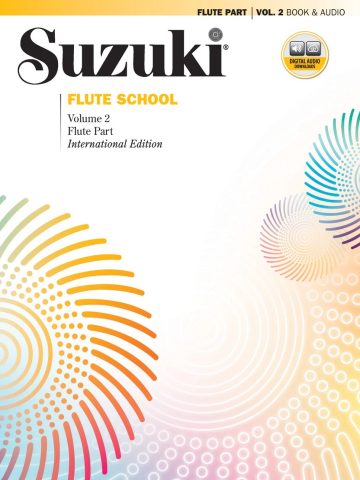Suzuki Flute School Flute Part & Online Audio, Volume 2: Flute Book & Online Med