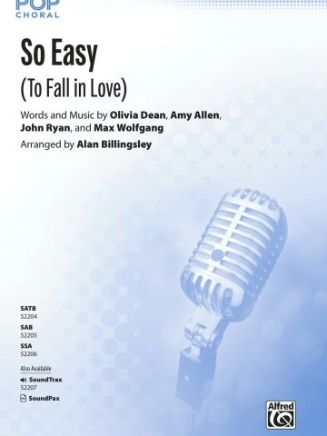 So Easy: SAB Choral Octavo