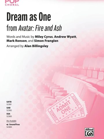 Dream as One: SATB Choral Octavo