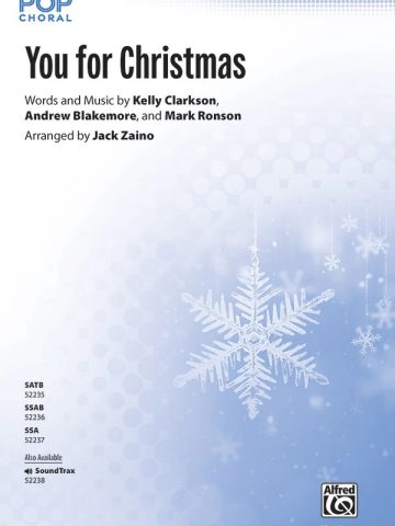 You for Christmas: SSAB Choral Octavo