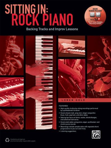 Sitting In: Rock Piano (Backing Tracks and Improv Lessons) w/ Audio Access