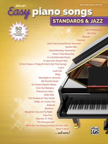 Alfred's Easy Piano Songs Standards and Jazz