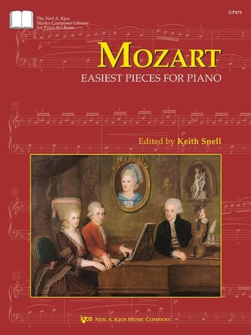 Mozart: Easiest Pieces for Piano