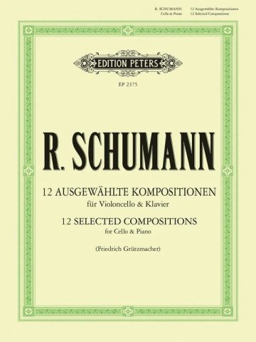 12 Selected Compositions for Cello & Piano