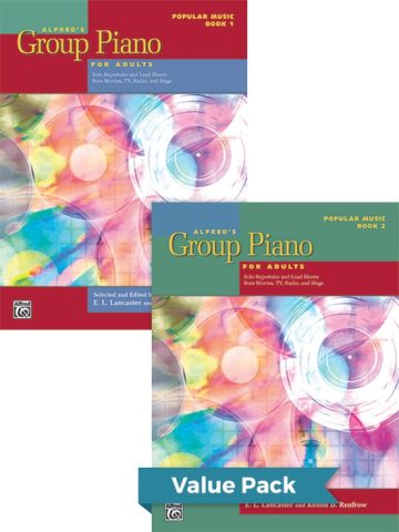 Group Piano for Adults, Popular Music, Books 1 & 2 (Value Pack)