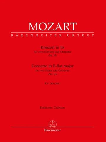 Concerto/2 Pianos & Orchestra no. 10 E-flat maj K. 365 (316a) - Cadenza Book