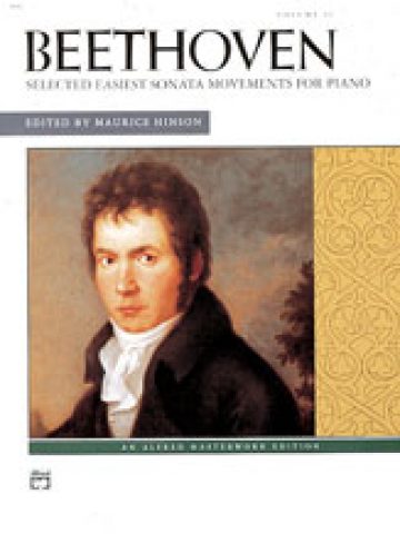 Beethoven: Selected Intermediate to Early Advanced Piano Sonata Movements, V2