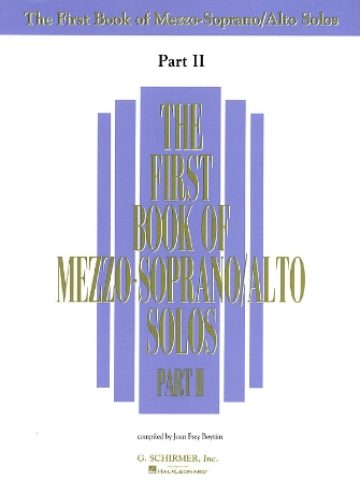 The First Book of Mezzo-Soprano/Alto Solos, Part Ii
