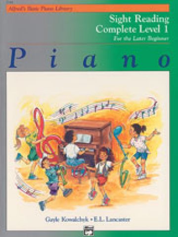 Alfred's Basic Piano Library: Sight Reading Book Complete Level 1 (1A/1B)