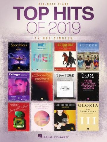 Top Hits of 2019 - 17 Hot Singles -Big Note Piano