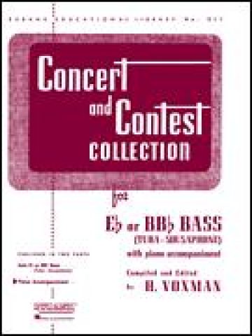 Concert and Contest Collection for Bass/Tuba (B.C.) Piano Accompaniment Book